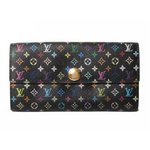 【現品限り】LOUIS VUITTON（ルイヴィトン） マルチカラー ファスナー長財布　黒　ブラック　M60005 【中古B】