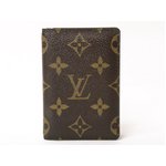 【現品限り】LOUIS VUITTON（ルイヴィトン） モノグラム カードケース　名刺入れ　M61732 【中古AB】