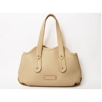 【現品限り】Ferragamo（フェラガモ） ハンドバッグ　レザー　ベージュ 【中古SA】