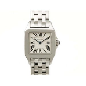 【現品限り】Cartier（カルティエ） サントスドゥモワゼルSM　SS　レディース　クォーツ　W25064Z5 【中古A】