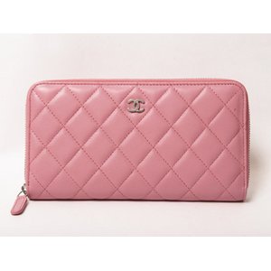 【現品限り】CHANEL（シャネル）マトラッセ　ラウンドファスナー長財布　ピンク　A50097 【未使用】