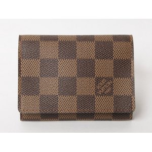 【現品限り】LOUIS VUITTON（ルイヴィトン） ダミエ 名刺入れ　カードケース　イニシャルあり　N62920 【新品同様】