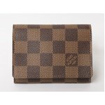 【現品限り】LOUIS VUITTON（ルイヴィトン） ダミエ 名刺入れ　カードケース　イニシャルあり　N62920 【新品同様】