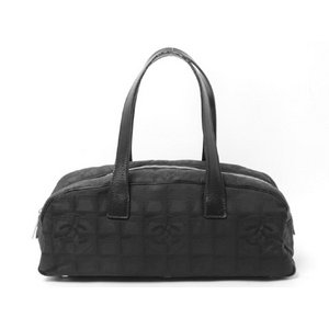 【現品限り】CHANEL＜シャネル＞ トラベルライン　ミニボストン　黒　ブラック 【中古B】