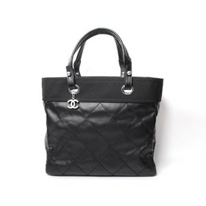 【現品限り】CHANEL＜シャネル＞ パリビアリッツトート　ミディアム　黒　ブラック　A34209【中古A】