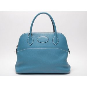 【現品限り】HERMES＜エルメス＞ボリード31　トリヨン　ブルージーン　シルバー金具【中古A】