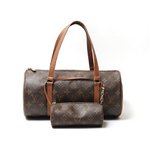 【美品 現品限り】 LOUIS VUITTON ［ルイヴィトン］  モノグラム パピヨンGM　旧タイプ　ポーチ付き　M51365 【中古B】