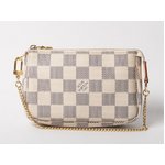 【美品 現品限り】 LOUIS VUITTON ［ルイヴィトン］ ダミエアズール ミニアクセサリーポーチ　N58010 【中古SA】