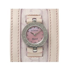 【美品 現品限り】 BVLGARI ［ブルガリ］ Bzero1ウォッチ　マンシェット　革　SS　クオーツ　BZ22S 【中古A】