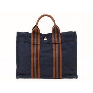 【美品 現品限り】 HERMES ［エルメス］ フールトゥPM　ネイビー 【中古AB】