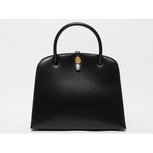 【美品 現品限り】 HERMES ［エルメス］ ダルヴィ　ボックスカーフ　黒　ブラック　ゴールド金具 【中古AB】