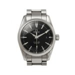 【美品 現品限り】 OMEGA ［オメガ］ シーマスター　アクアテラ　2518.50　黒文字盤　クオーツ　メンズ 【中古A】