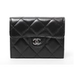 【美品・現品限り】CHANEL ［シャネル］ マトラッセ　カードケース　黒　ブラック　【未使用】