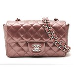 【美品・現品限り】CHANEL ［シャネル］ ミニマトラッセ　チェーンショルダー　パテント　ピンク 【未使用】