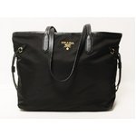 【現品限り・美品】 PRADA ［プラダ］ トートバッグ　ナイロン　黒　ブラック　BR3924 【未使用】