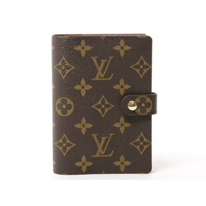 【美品 現品限り】 LOUIS VUITTON ［ルイヴィトン］ モノグラム アジェンダPM　手帳カバー　R20005　イニシャル入り　2010年リフィル付き　【未使用】