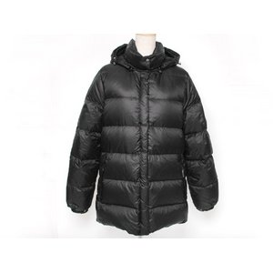 【美品 現品限り】 MONCLER ［モンクレール］  ダウンハーフコート　黒 【中古A】