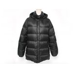 【美品 現品限り】 MONCLER ［モンクレール］  ダウンハーフコート　黒 【中古A】