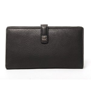 【美品 現品限り】 CHANEL ［シャネル］ 2つ折長財布　レザー　黒　A68625 【新品同様】