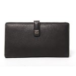 【美品 現品限り】 CHANEL ［シャネル］ 2つ折長財布　レザー　黒　A68625 【新品同様】