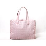 【美品 現品限り】 CHANEL ［シャネル］ トラベルライントートMM　ピンク 【中古AB】