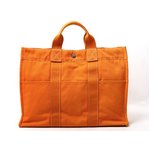 【美品 現品限り】 HERMES ［エルメス］ ドーヴィルMM　オレンジ　ハワイ　フレンチフェスティバル限定  【中古AB】