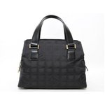 【美品 現品限り】 CHANEL ［シャネル］ トラベルライン　台形トート　黒　ブラック　A30916 【中古A】