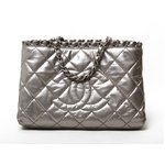 【現品限り】 CHANEL ［シャネル］チェーントートバッグ　シルバー　A50494 【中古A】