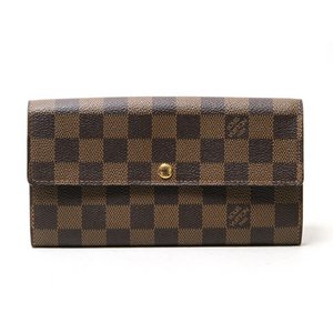 【美品 現品限り】LOUIS VUITTON ［ルイヴィトン］ ダミエ ファスナー長財布　N61734 【中古AB】