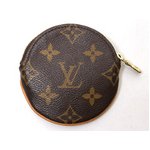 【美品 現品限り】 LOUIS VUITTON ［ルイヴィトン］ モノグラム 丸型コインケース　ポルトモネ　ロン　M61926 【中古A】