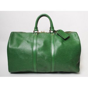 【美品 現品限り】 LOUIS VUITTON ［ルイヴィトン］ エピ キーポル45　グリーン　【中古B】