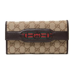 【美品 現品限り】 GUCCI ［グッチ］ GG柄　長財布　ベージュ/ブラウン　295353　【未使用】