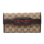 【美品 現品限り】 GUCCI ［グッチ］ GG柄　長財布　ベージュ/ブラウン　295353　【未使用】