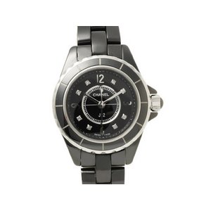 【美品 現品限り】 CHANEL ［シャネル］ J12 29mm　ブラックセラミック　8Pダイヤ　H2569　時計 【中古SA】