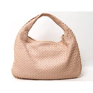 【美品 現品限り】 BOTTEGA VENETA ［ボッテガヴェネタ］ イントレチャート　ワンショルダー　ピンク　115653 【中古B】