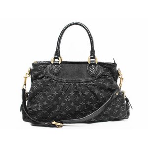 【美品 現品限り】 LOUIS VUITTON ［ルイヴィトン］ モノグラムデニム ネオカヴィMM　黒/ノワール　M95351 【中古A】