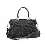 【美品 現品限り】 LOUIS VUITTON ［ルイヴィトン］ モノグラムデニム ネオカヴィMM　黒/ノワール　M95351 【中古A】