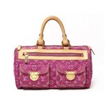 【美品 現品限り】 LOUIS VUITTON ［ルイヴィトン］ モノグラムデニム ネオスピーディ　フューシャピンク　M95214 【中古AB】