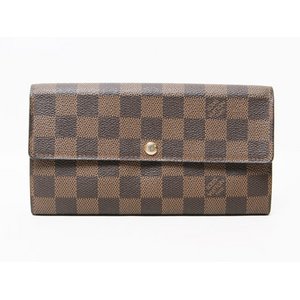 【美品 現品限り】 LOUIS VUITTON ［ルイヴィトン］ ダミエ ファスナー長財布　N61734 【中古AB】