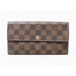 【美品 現品限り】 LOUIS VUITTON ［ルイヴィトン］ ダミエ ファスナー長財布　N61734 【中古AB】