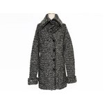 【美品 現品限り】 CHANEL ［シャネル］ ニットコート　黒/白　2011年 【中古SA】