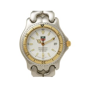 【美品 現品限り】 TAG HEUER ［タグ・ホイヤー］ セルシリーズ　S87.806　メンズ　時計　自動巻き　コンビ 【中古A】