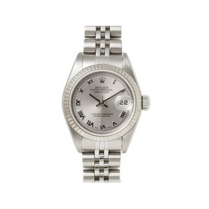 【美品 現品限り】 ROLEX  ［ロレックス］ デイトジャスト　79174　グレーローマ　レディース　自動巻き 【中古A】