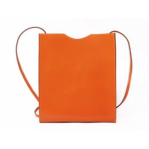 【美品 現品限り】 HERMES ［エルメス］ ショルダーバッグ　オニメトゥ　レザー　オレンジ 【未使用】