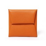 【美品 現品限り】 HERMES ［エルメス］ バスティア　コインケース　エプソン　オレンジ 【中古SA】