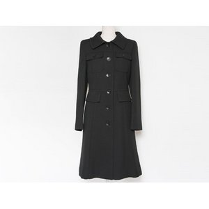 【現品限り・美品】 MAXMARA ［マックスマーラ］ コート　黒 【中古SA】