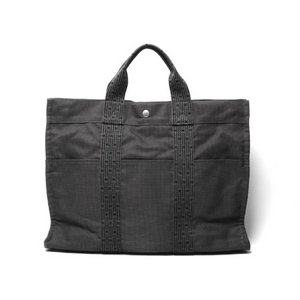 【美品 現品限り】 HERMES ［エルメス］ エルメス エールライントートMM　グレー 【中古AB】