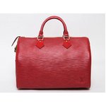 【美品 現品限り】Louis Vuitton ［ルイヴィトン］ エピ スピーディ30　赤　M43007 【中古SA】