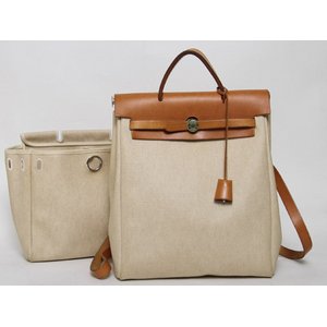 【美品 現品限り】 HERMES ［エルメス］ エールリュックPM　ナチュラル 【中古BC】