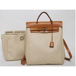 【美品 現品限り】 HERMES ［エルメス］ エールリュックPM　ナチュラル 【中古BC】